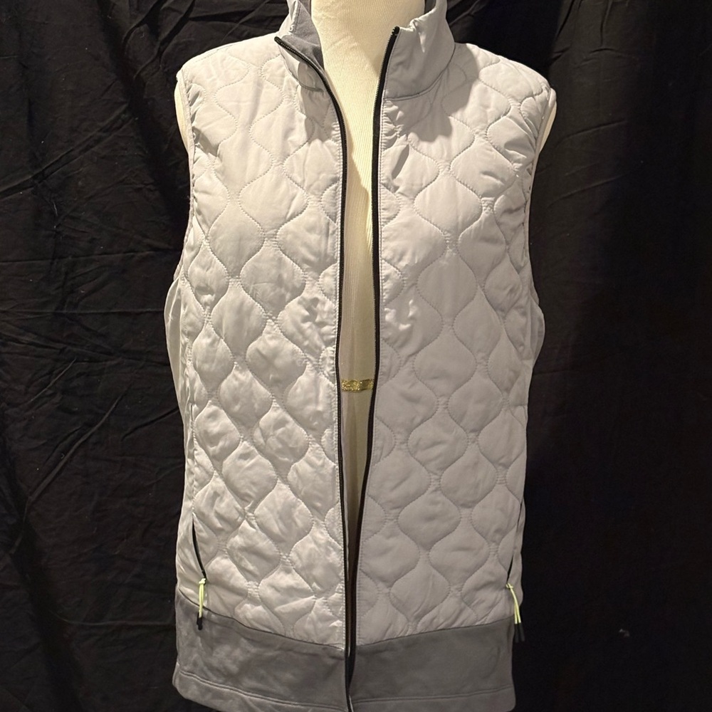 Asics Gray Quilted Vest